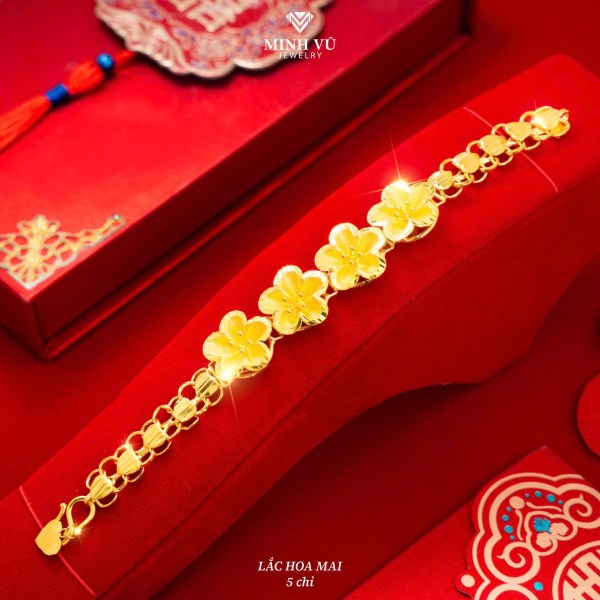 Lắc Cưới Hoa Mai 5 chỉ