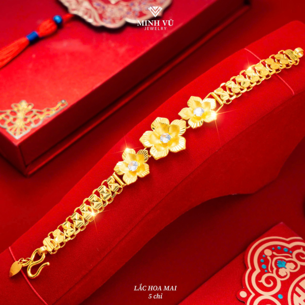 Lắc Cưới Hoa Mai 5 chỉ