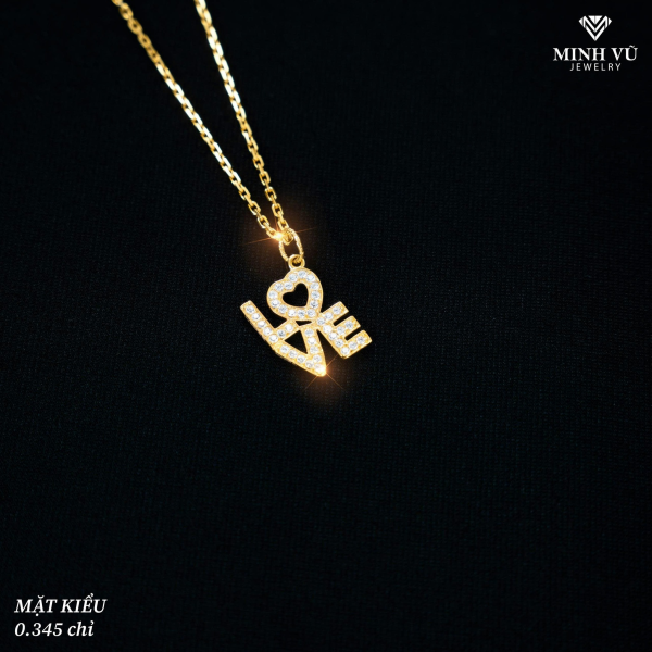 Mặt dây chuyền chữ Love