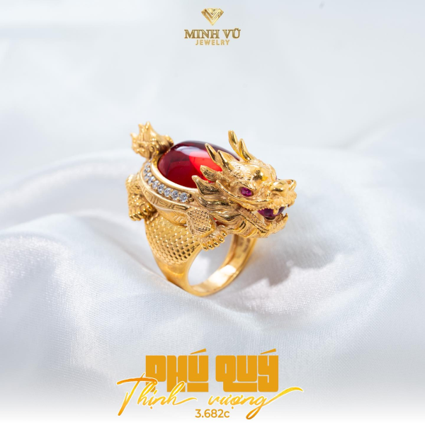 Nhẫn nam Tỳ Hưu 3.682c