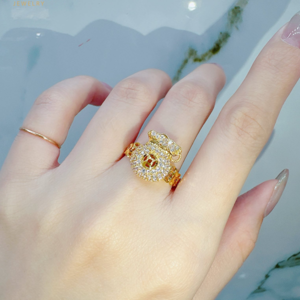 Nhẫn nữ kiểu túi tiền
