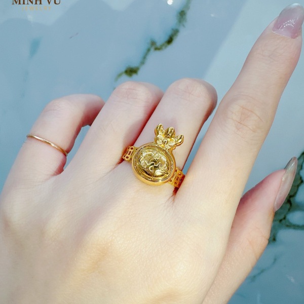 Nhẫn nữ kiểu túi tiền