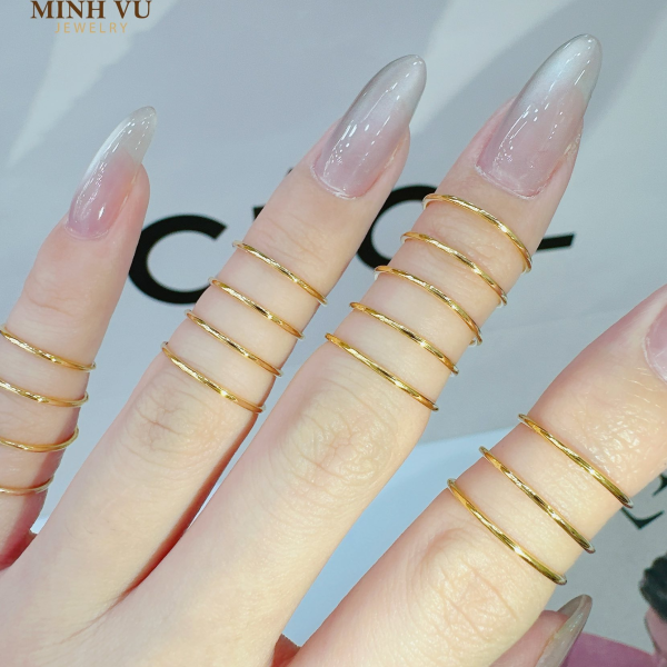 Nhẫn trơn 